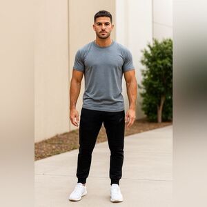 DoYouEven Men’s Black Joggers — Tapered Fit Athletic Sweatpants